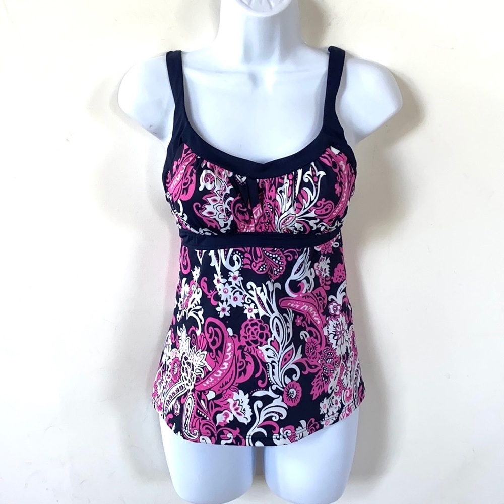 Jamaica Bay Floral and Tankini, size 8